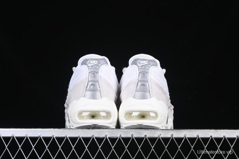 Nike Air Max 95 Retro Running Shoes with Air Cushion - CU8406-100