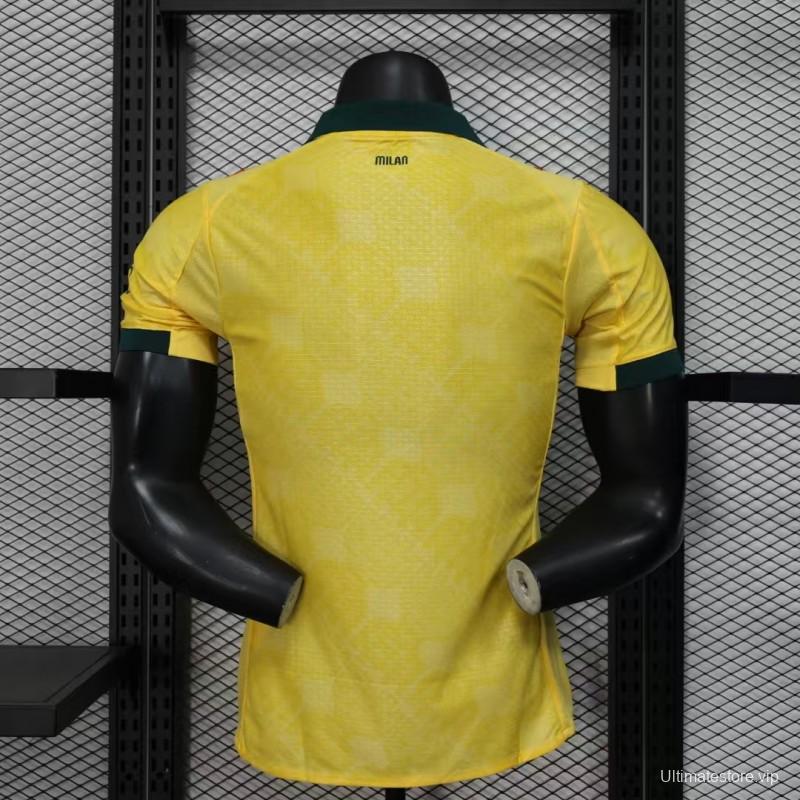 Player Version 25/26 AC Milan Third Yellow Jersey