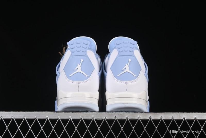 Nike Air Jordan 4 Retro "Forget Me Not" Mothers Day Sneakers with Floral Accents - HV0823-100