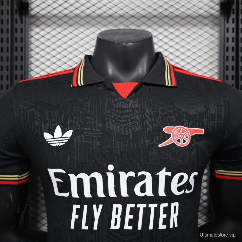 Player Version 25/26 Arsenal Black POLO Jersey