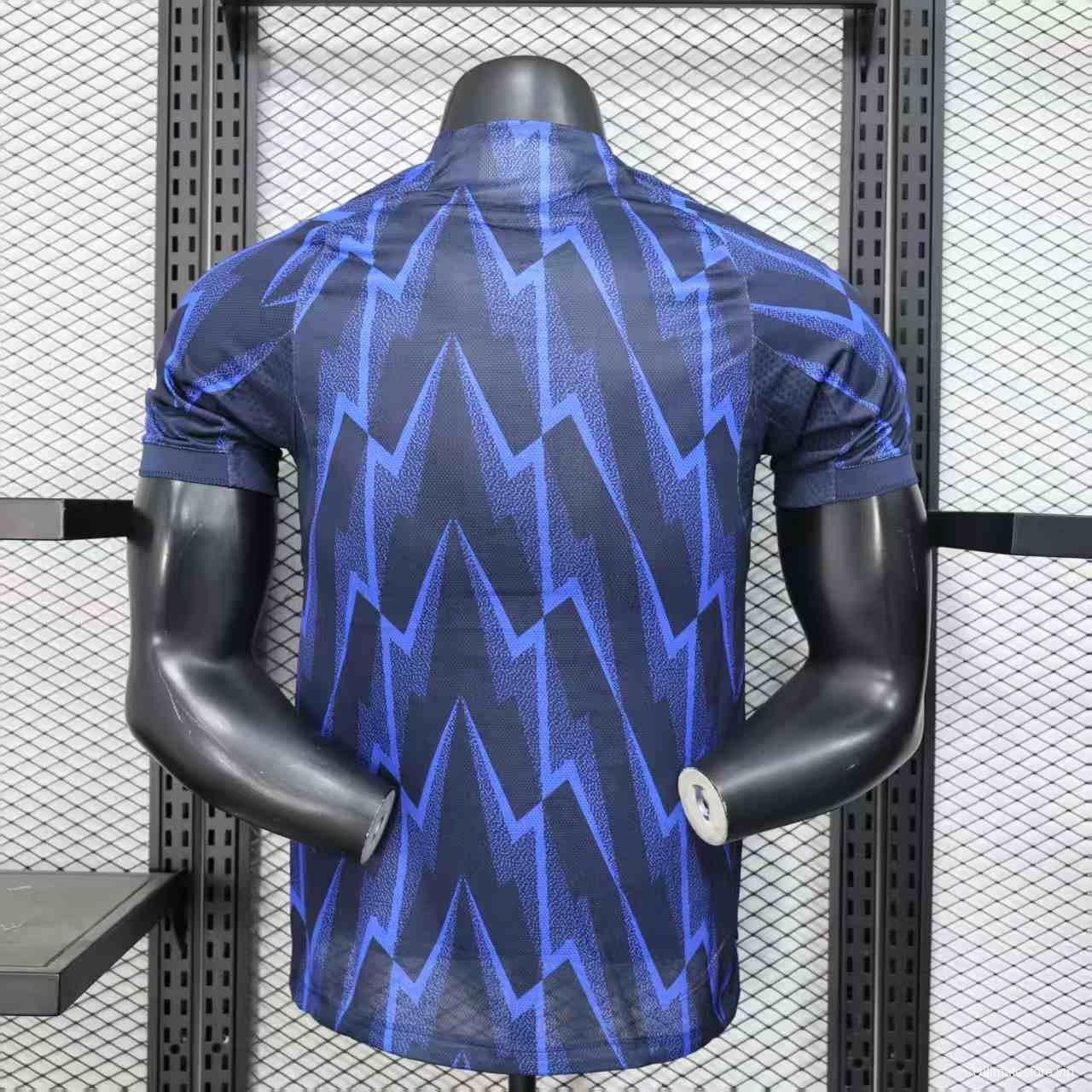 Player Version 25/26 Arsenal Third Blue with Geometric Lightning Pattern Jersey
