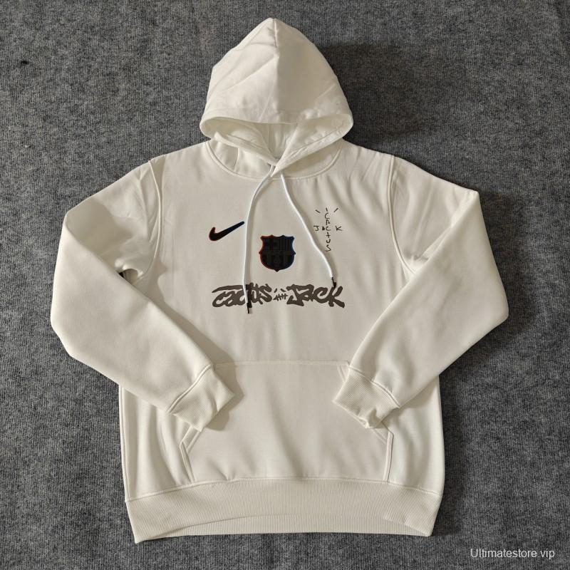 25/26 Barcelona Black Cactus Jack Hoodie -7 Colors