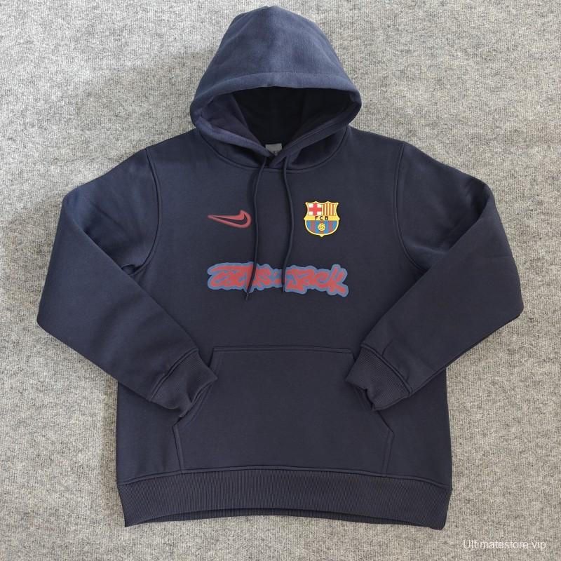25/26 Barcelona Black Cactus Jack Hoodie -7 Colors