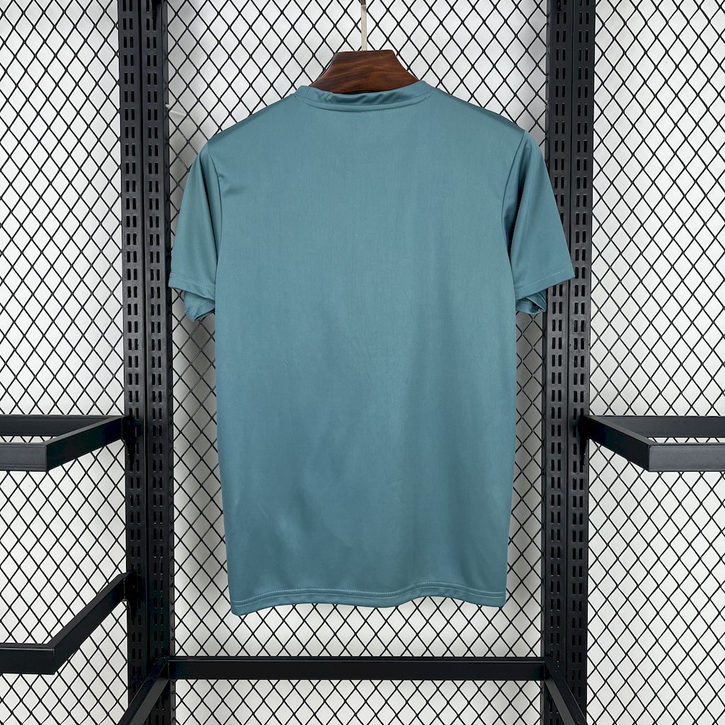 2025 NIKE Training Light Blue with Abstract Paint Brush Pattern T-Shirt #1045