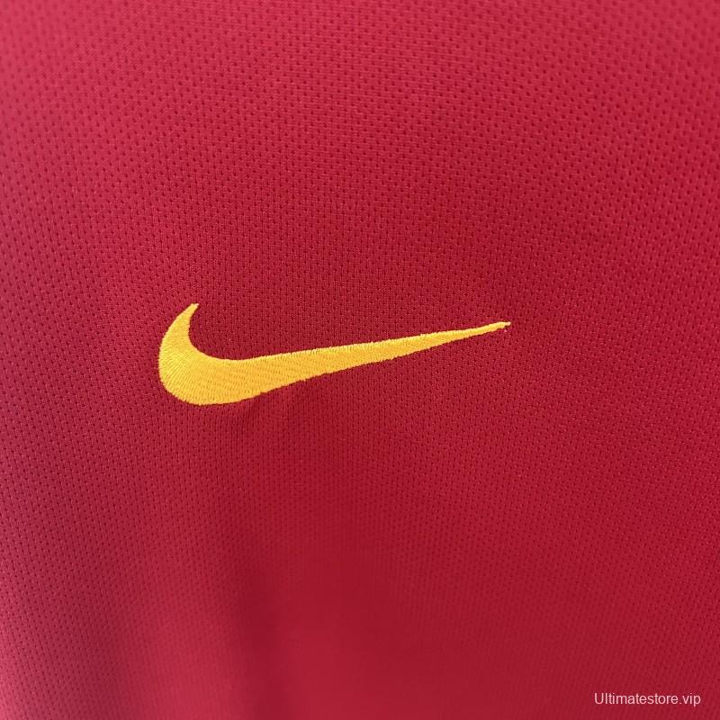 Retro 17/18 Roma Home Long Sleeve Jersey