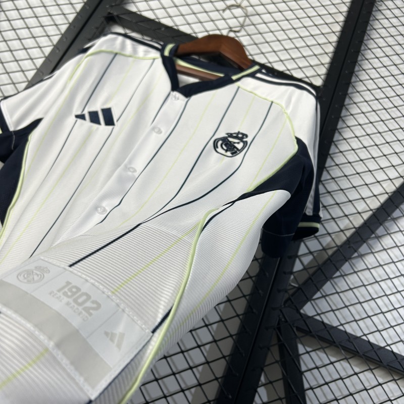25/26 Real Madrid US Pack Baseball Jersey