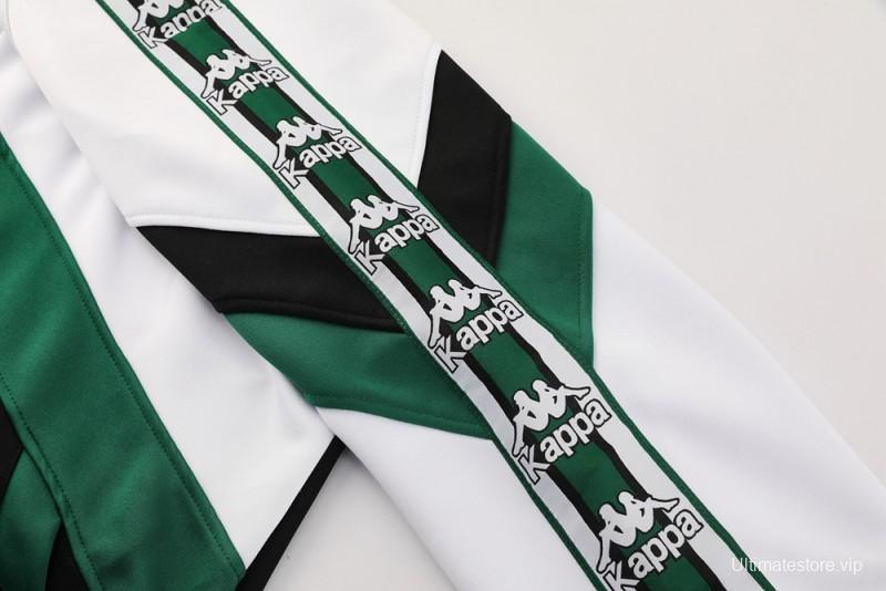 25/26 Real Betis WHITE/Black/Green Full Zipper Jacket + Long Pants