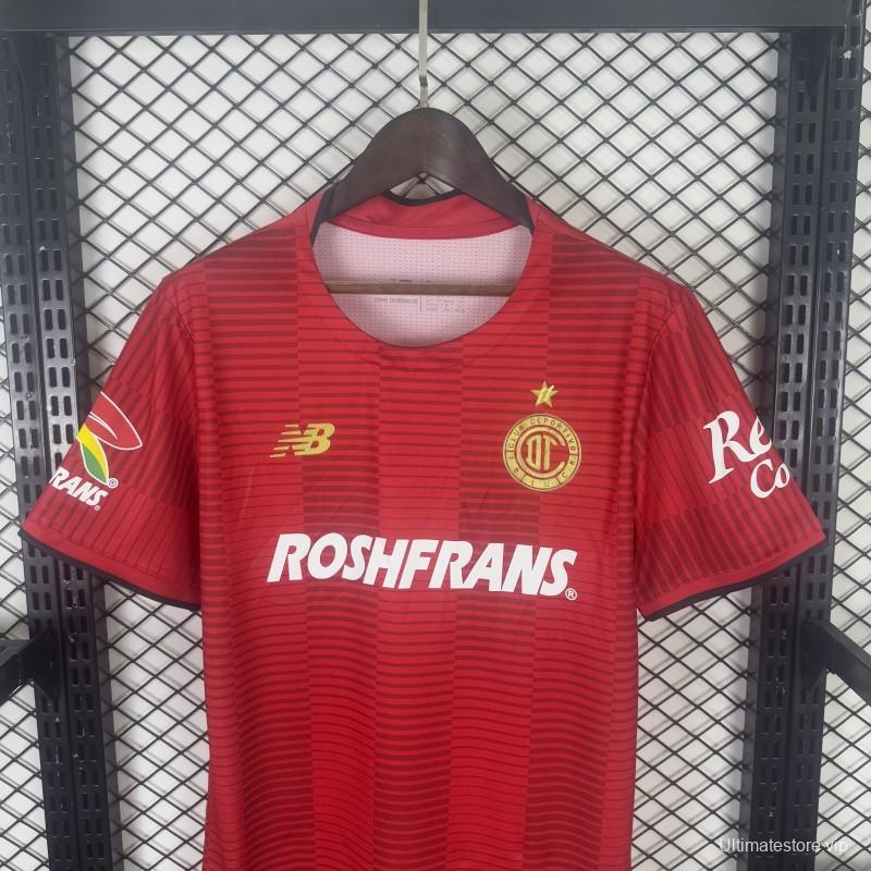 Player Version 25/26 Deportivo Toluca FC Red Home  Jersey