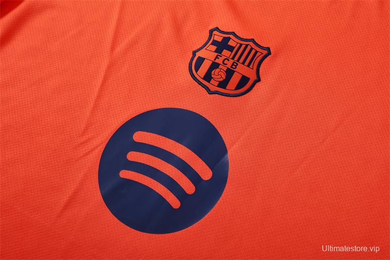 25/26 Barcelona Orange T90 Short Sleeve Jersey+Shorts