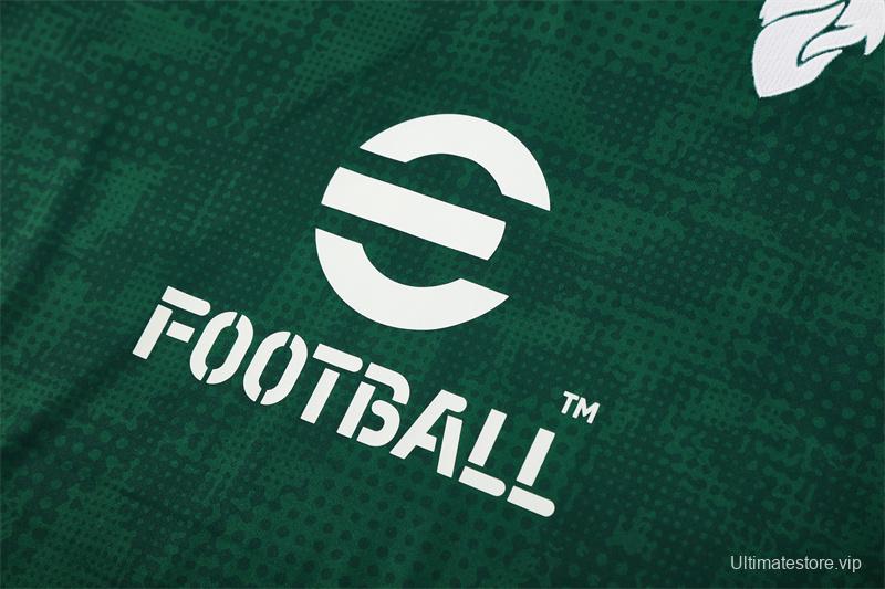 25/26 AC Milan Green Camouflage Half Zipper Jacket+Long Pants