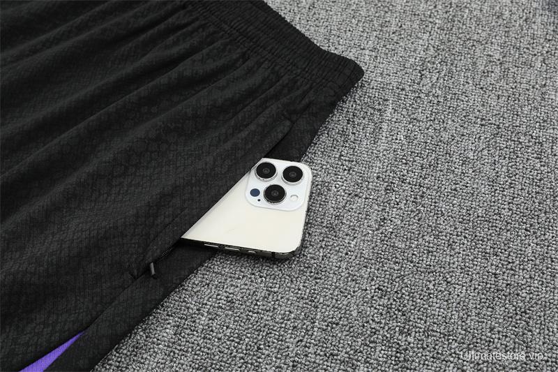 25/26 Barcelona Black Joint Edition with XS Short Sleeve+Soccer Shorts