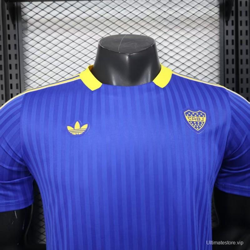 Player Version 25/26 Adidas Boca Juniors Terrace Icons Jersey