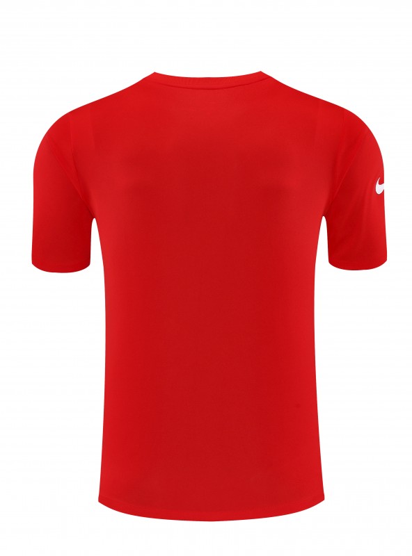 25/26 Atletico Madrid Red/White Stripe Short Sleeve+Shorts