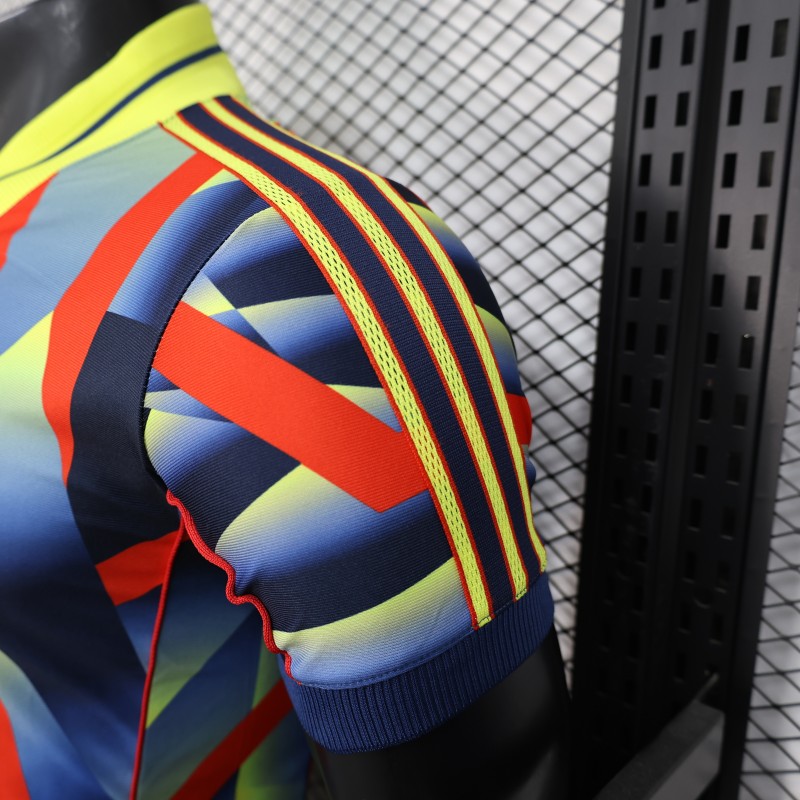 25/26 Player Version  Arsenal Third Multi-Color with Geometric Diamond Pattern Jersey