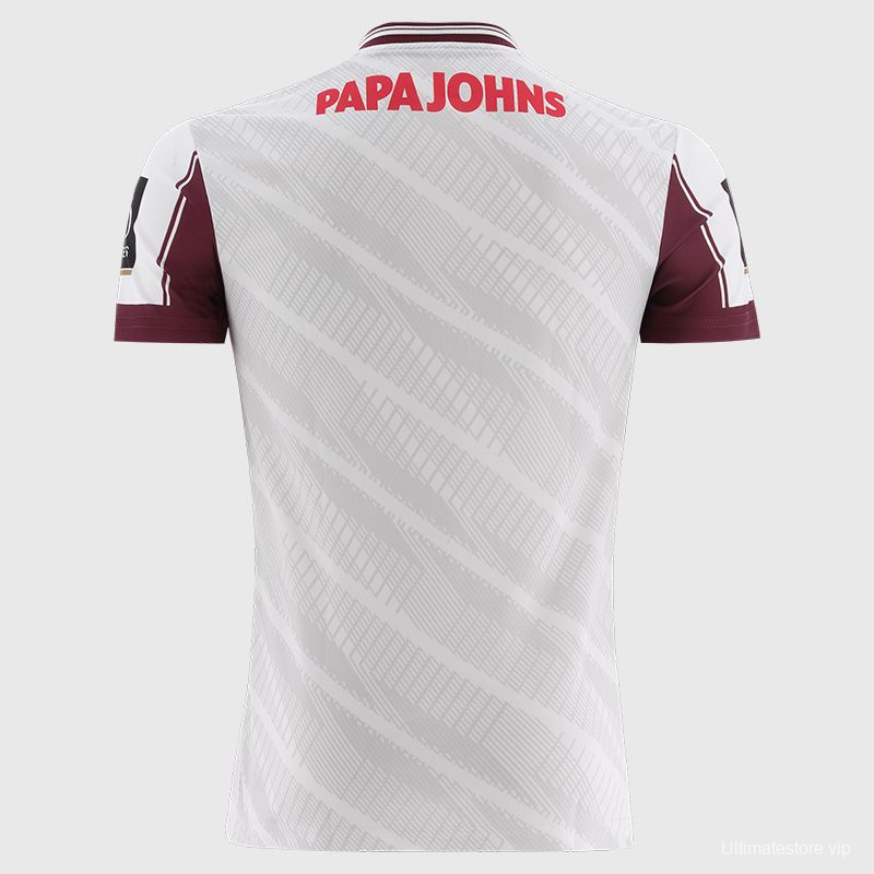 25/26 Galway GAA White with Maroon Trim Away Jersey