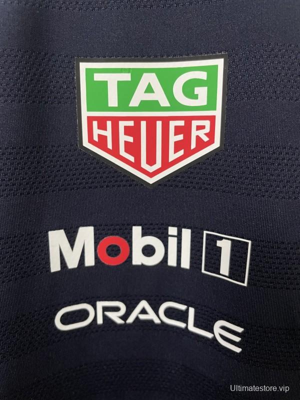 2026 F1 Oracle Red Bull Racing Navy with Red Stripes T-Shirt