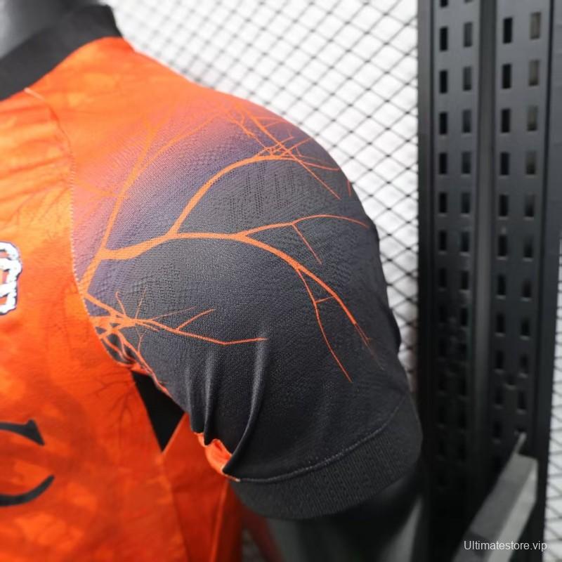 Player Version 25/26 Napoli Halloween Orange Jersey-Glow In Dark