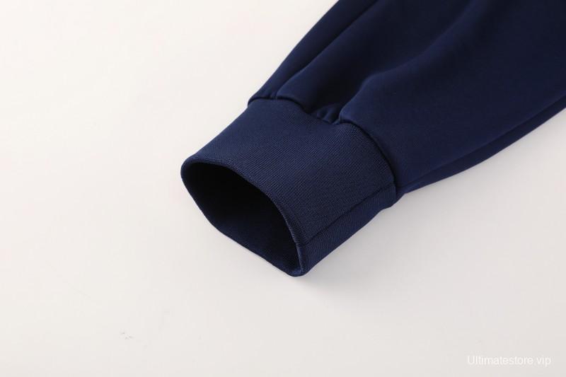 25/26 Napoli Blue/Black Full Zipper Jacket+Long Pants