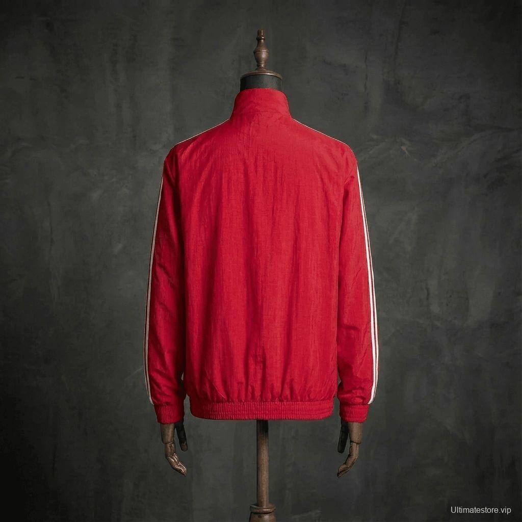 2026 Liverpool Red And White Reversible Full Zipper Jacket