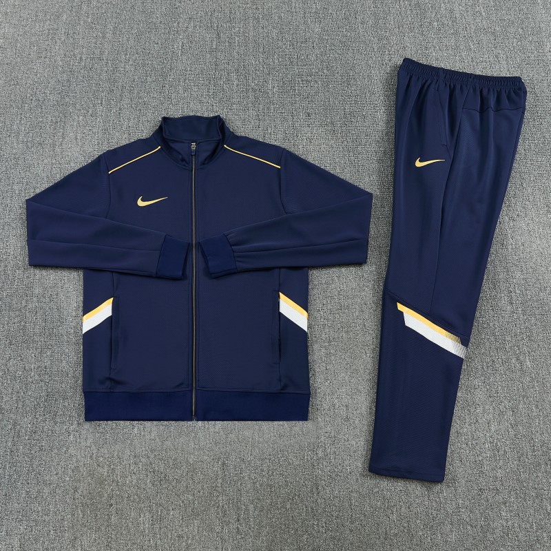 2026 NIKE Navy Full Zipper Jacket + Long Pants