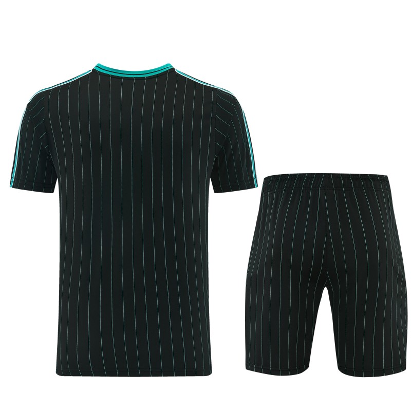 26/27  Liverpool  Black Short Sleeve+Soccer Shorts