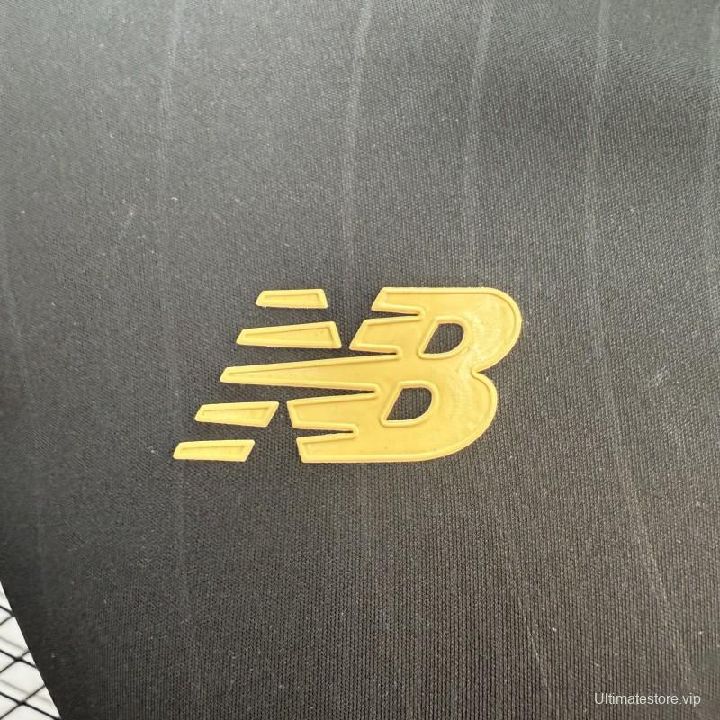 Player Version 26/27 Deportivo Toluca FC New Balance Away Black Gold Jersey