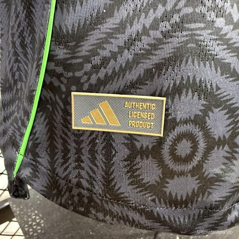 Player Version 25/26 Tigres UANL Adidas Third / Special Edition Black Jersey