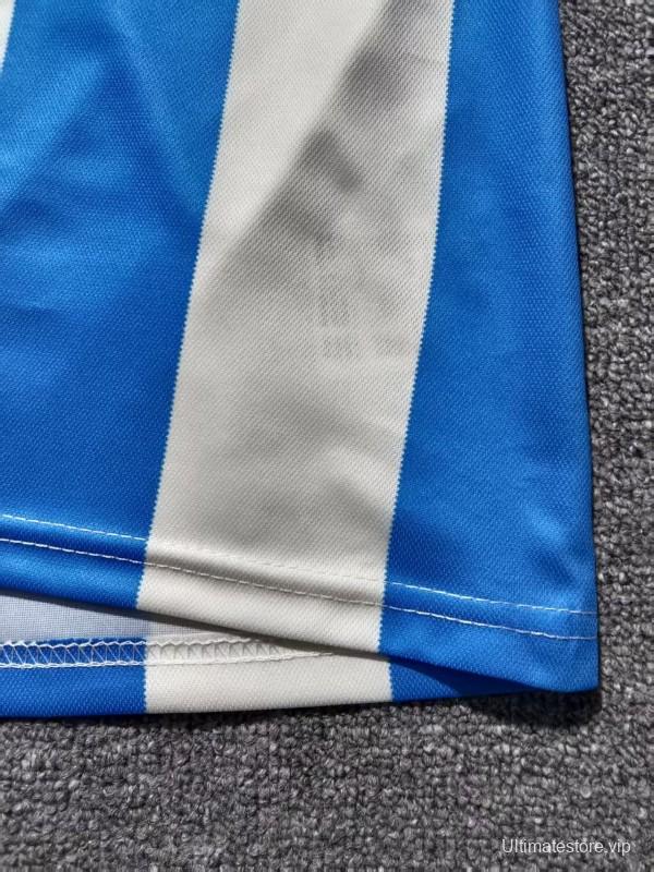 Retro 1998 Kids Argentina Home Long Sleeve Jersey