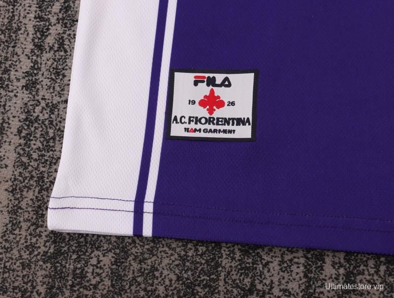 Retro Kids 99/00 Fiorentina Home Jersey