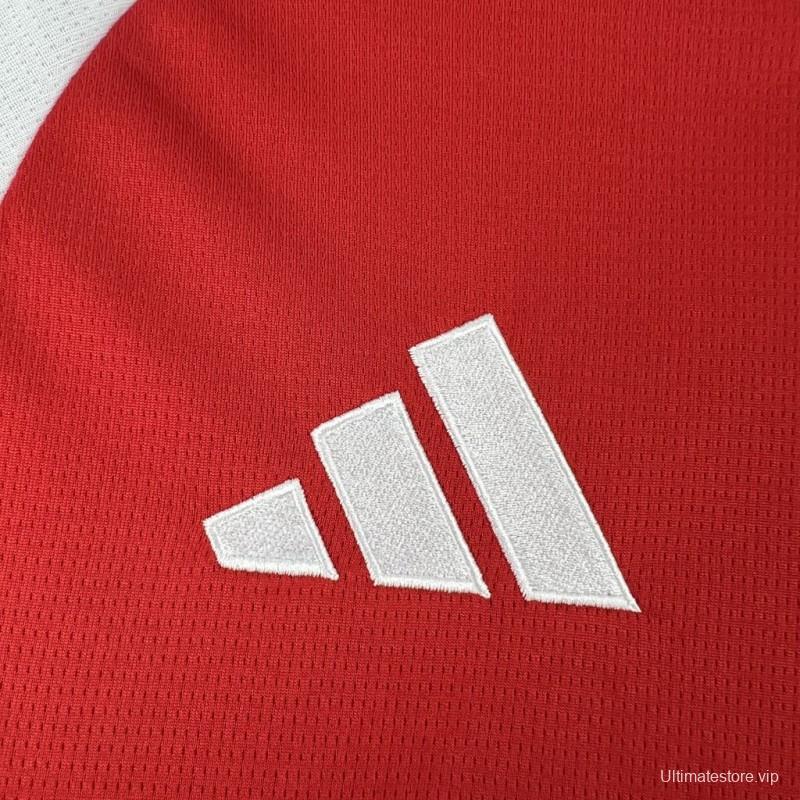 2026/27 Mens Arsenal Home Long Sleeve Jersey