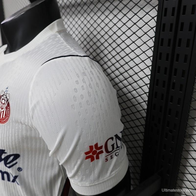 Player Version 26/27 Chivas Guadalajara Away White Jersey