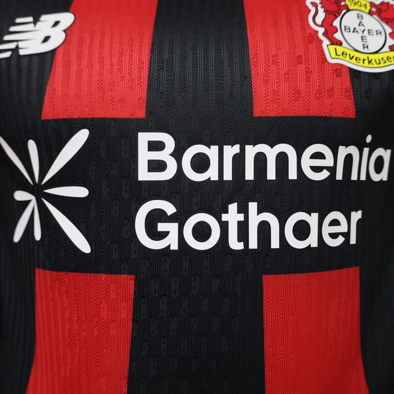 Player Version 26/27 Bayer Leverkusen Home Black Red Jersey