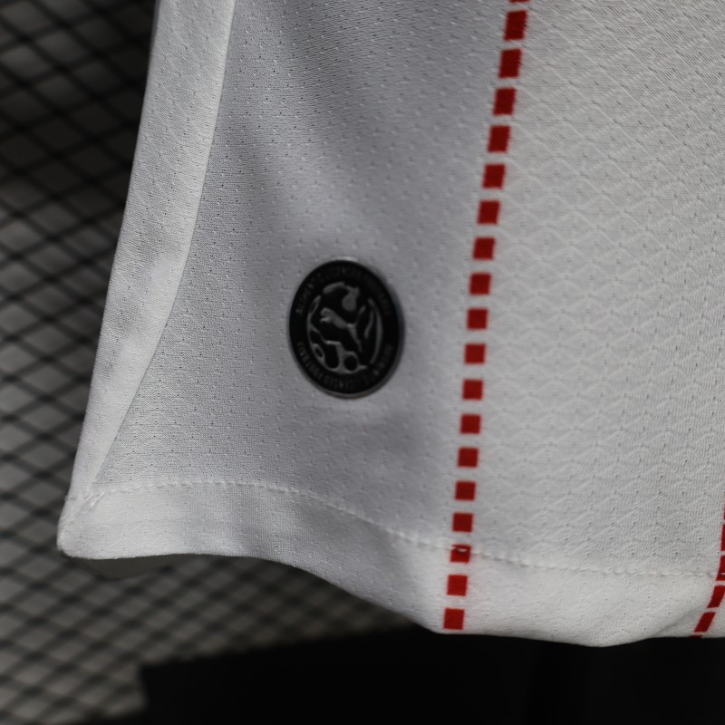 Player Version 26/27 RB Leipzig Home White  Stripes Jersey