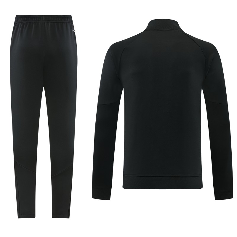26/27 Adidas Black Full Zipper Jacket + Long Pants