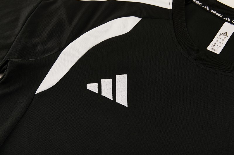 26/27 Adidas 14 Black Short Sleeve+Soccer Shorts