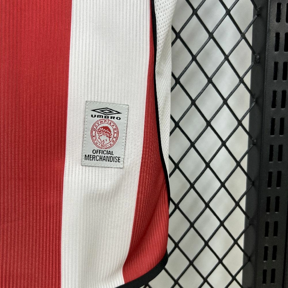 2001/02 Retro Olympiacos FC Home Jersey
