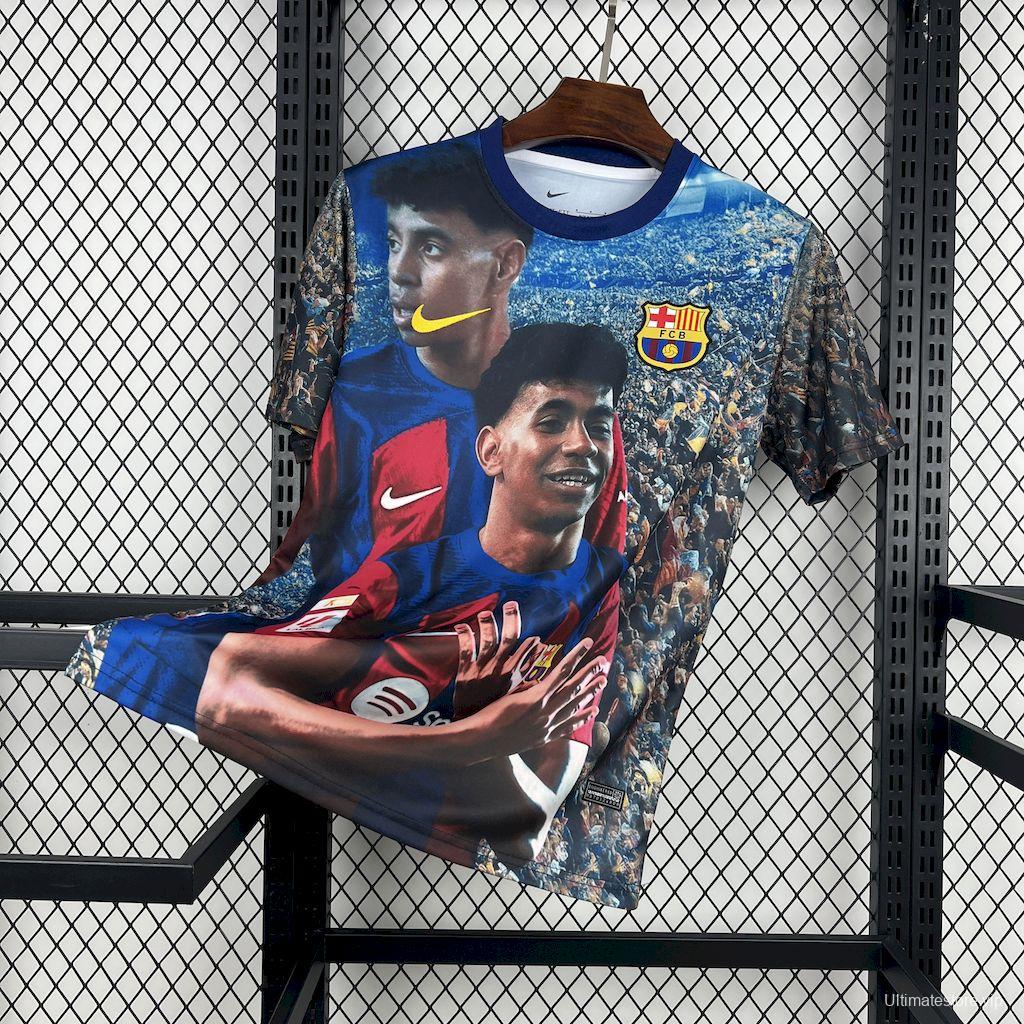 2025/26 Mens Barcelona LAMINE YAMAL Special Jersey