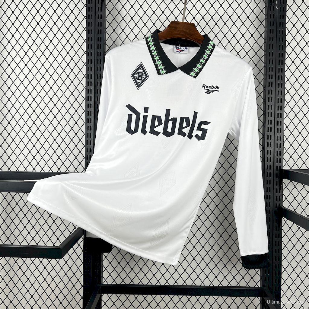 1995/96 Retro Borussia Mönchengladbach Home Long Sleeve Jersey