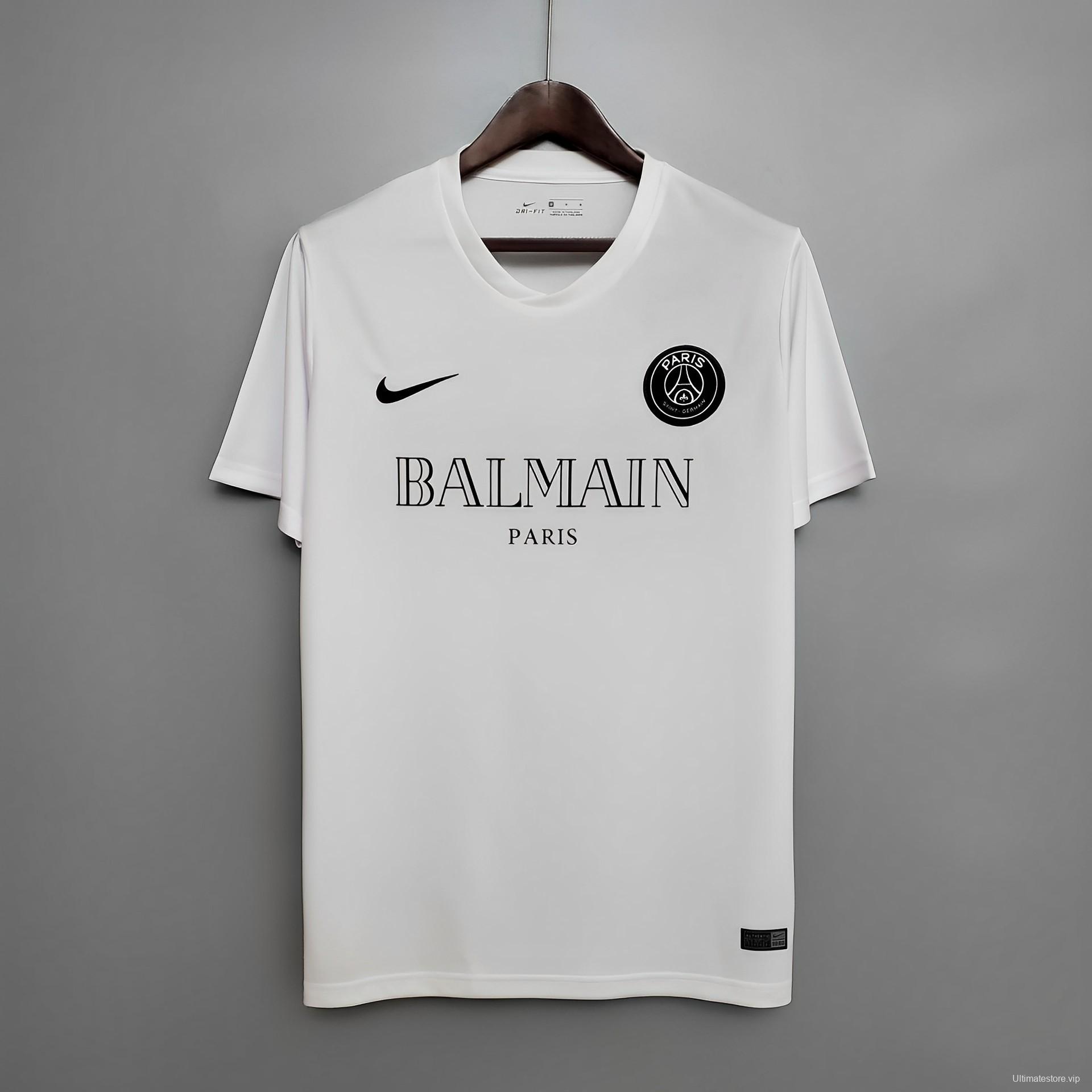 Retro 2020 PSGx Balmain White Jersey