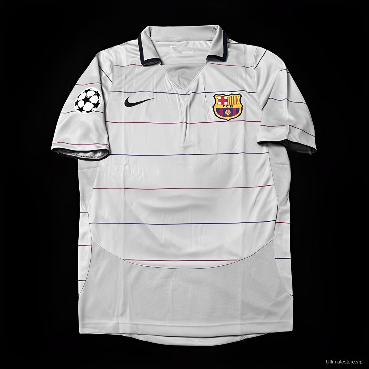 Retro 03/04 Barcelona Away Jersey