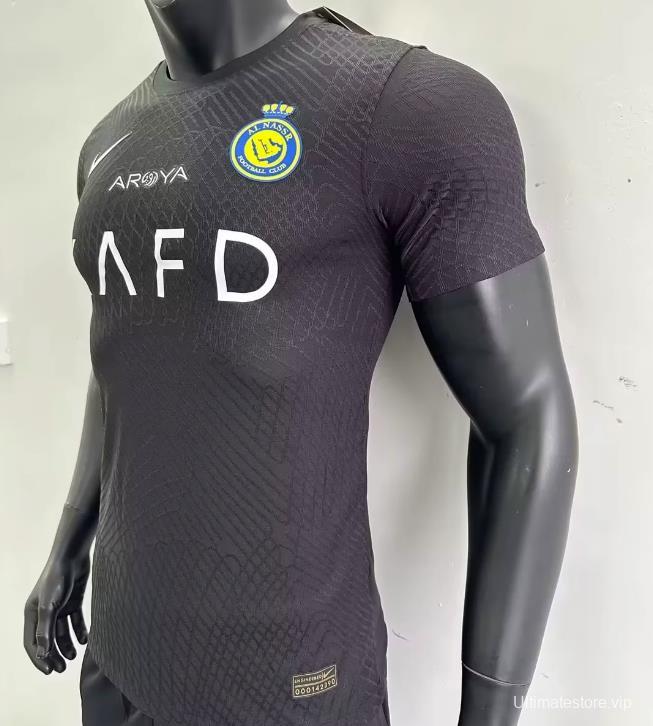 Player Version 23/24 AL NASSR Black Goalkeeper Jersey