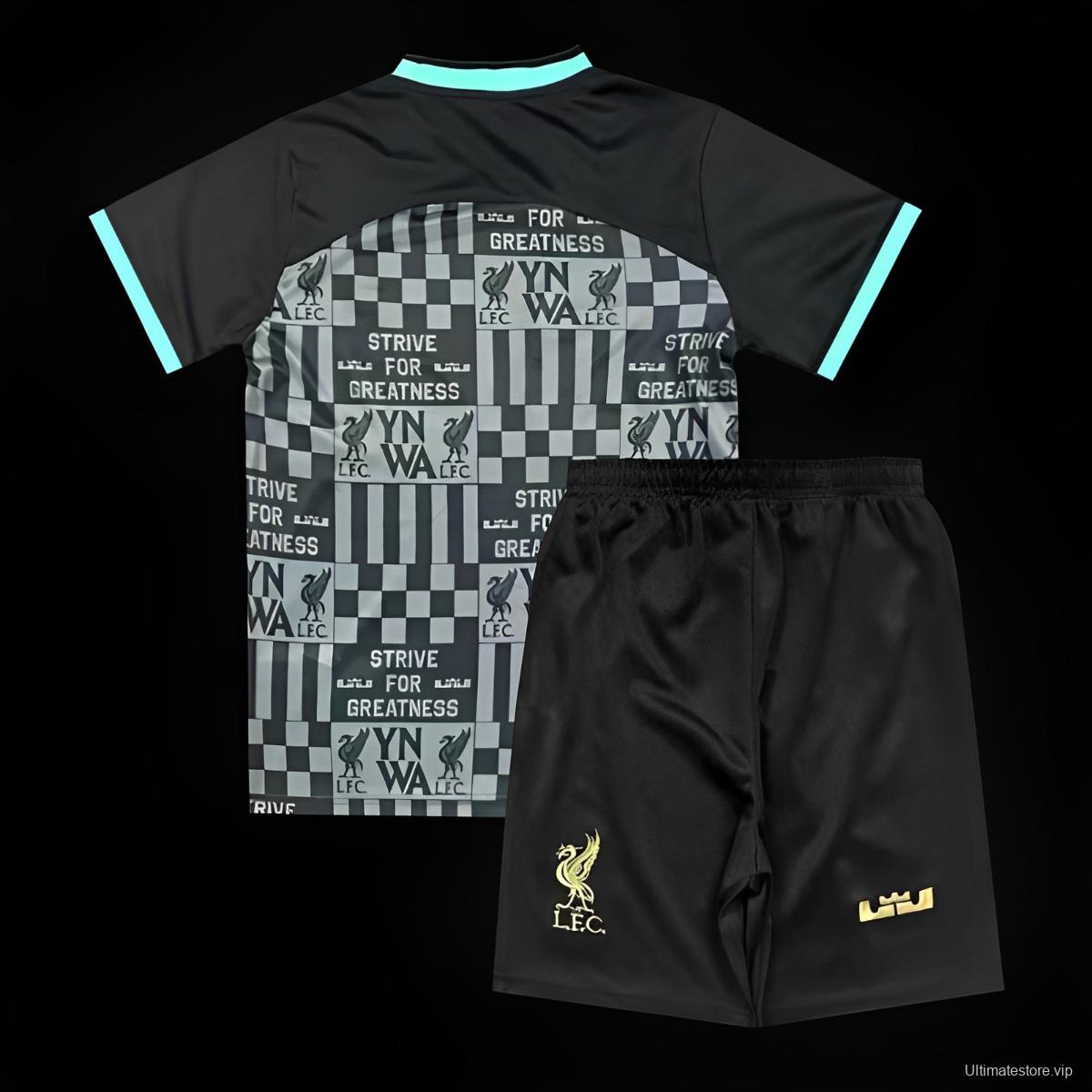 23/24 Kids Liverpool xLebron YNWA Black