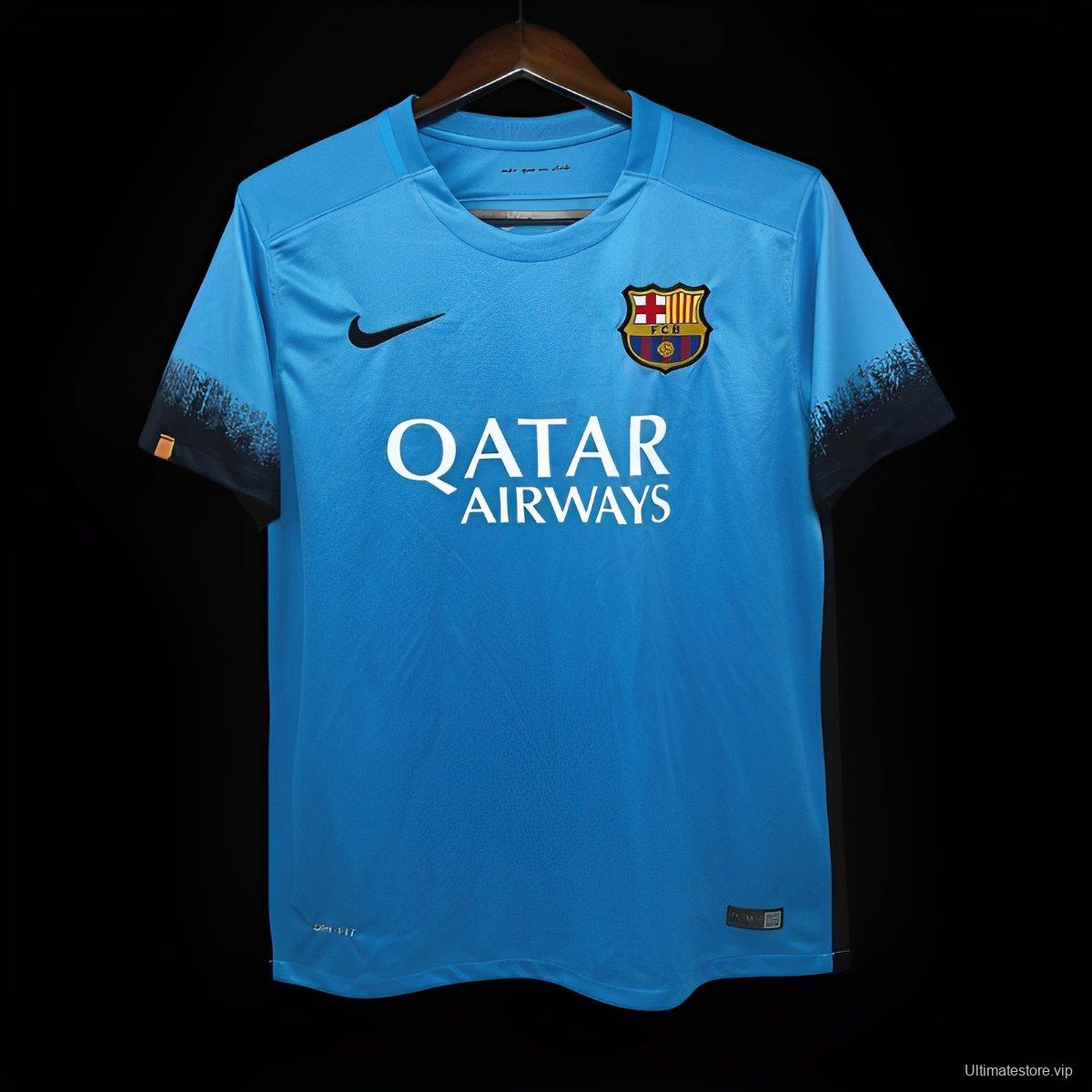 Retro 15/16 Barcelona Third Blue Jersey