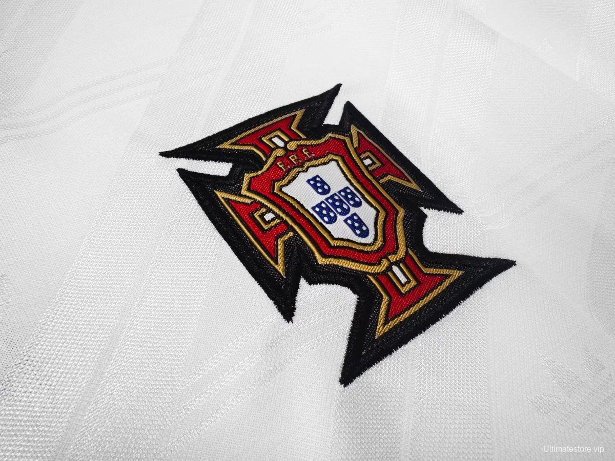 Retro 92/94 Portugal Away White Jersey