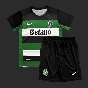 24/25 Kids Sporting Lisbon Home Jersey