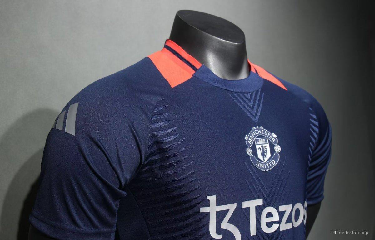 Player Version 24/25 Manchester United Navy Pre-Match Jersey