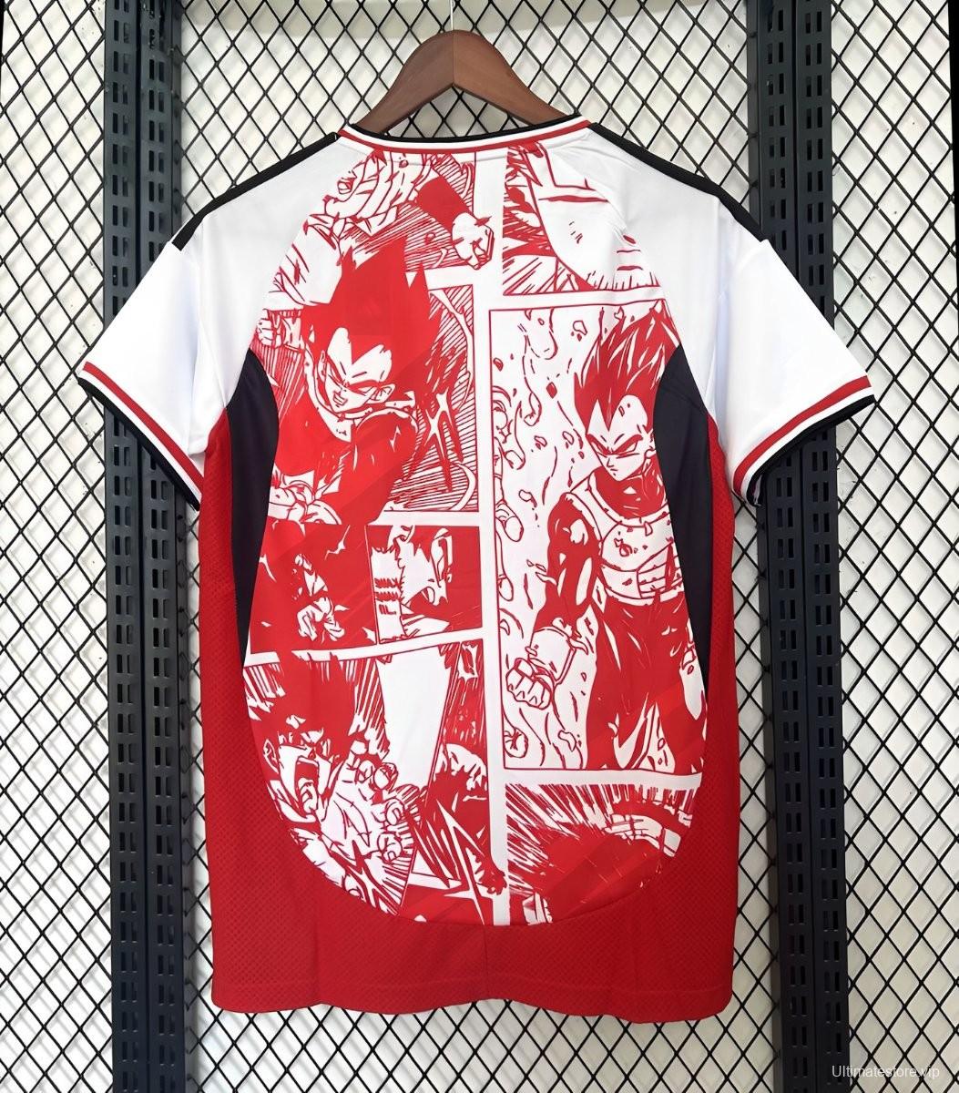 2024 Japan National Team Dragon Ball Z Limited Edition Red/White Jersey