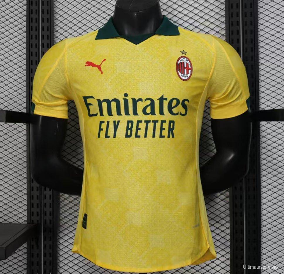 Player Version 25/26 AC Milan Third Yellow Jersey