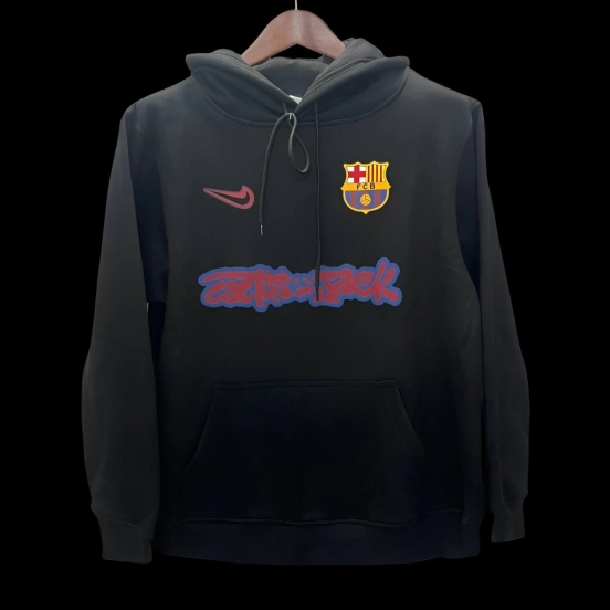 25/26 Barcelona Travis Scott Black Hoodie