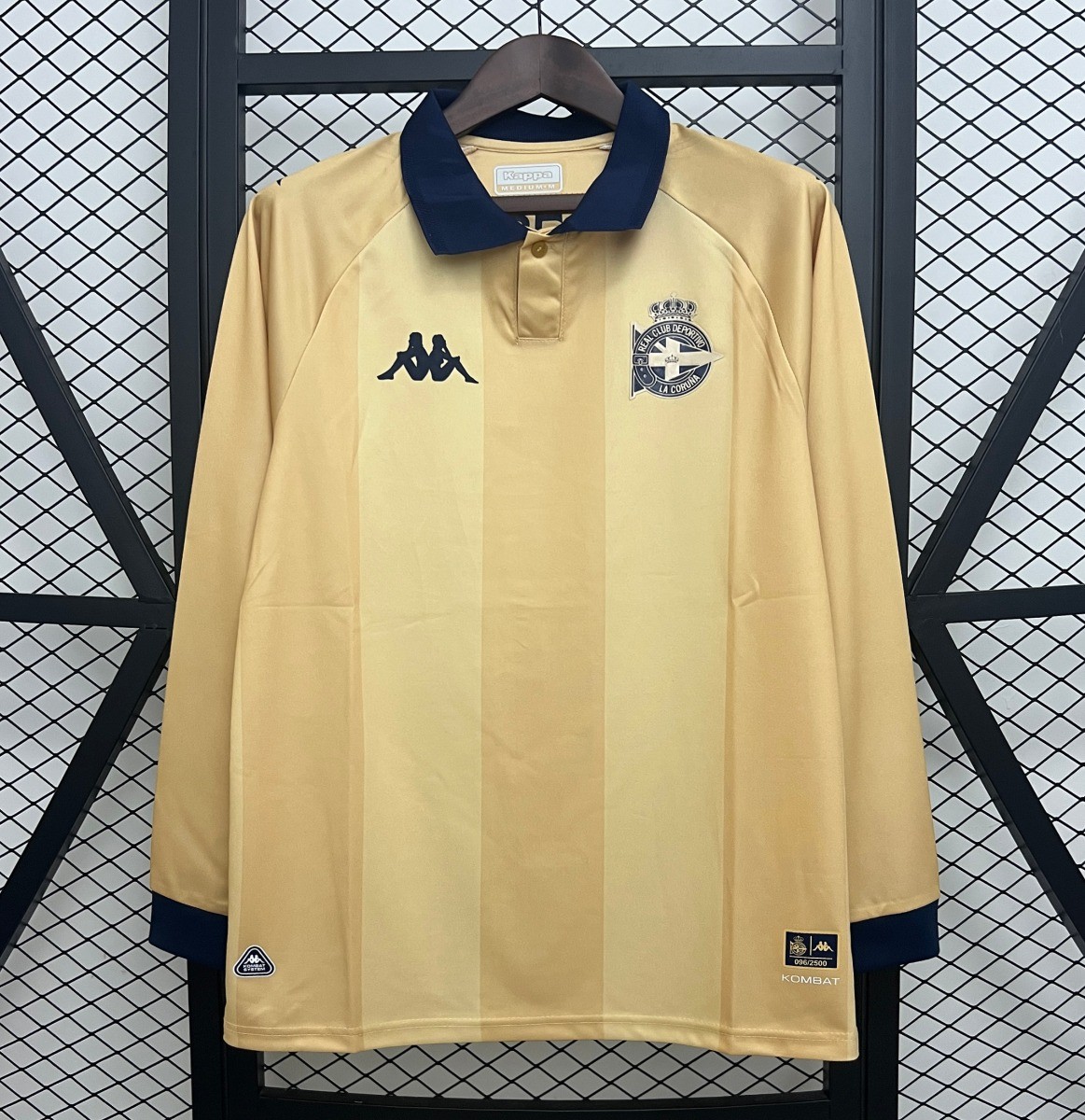 25/26 Deportivo La Coruna Gold Long Sleeve Jersey
